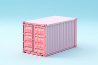 Container shipping architecture delivering. 