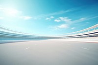 Outdoors horizon stadium road. AI generated Image by rawpixel.