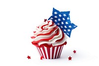 Dessert cupcake icing food. AI generated Image by rawpixel.