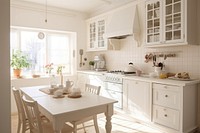 Kitchen architecture furniture building. AI generated Image by rawpixel.