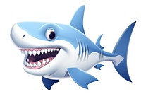 Great white shark animal fish aggression. AI generated Image by rawpixel.