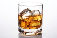 Whisky glass drink ice. 