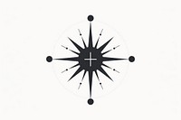 Chandelier pattern drawing compass. AI generated Image by rawpixel.