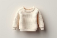 Sweater white cute white background. 