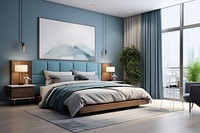 Bedroom furniture architecture comfortable. 