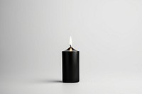 Candle black white background spirituality. AI generated Image by rawpixel.