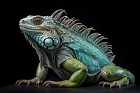 Reptile animal iguana lizard. AI generated Image by rawpixel.