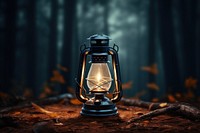 Lantern illuminated tranquility darkness. AI generated Image by rawpixel.