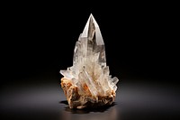 Crystal quartz mineral gemstone. 