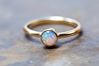 Jewelry opal gemstone ring. AI generated Image by rawpixel.