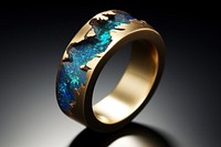 Jewelry ring gemstone opal. AI generated Image by rawpixel.