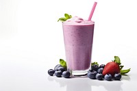 Smoothie milkshake blueberry fruit. AI generated Image by rawpixel.