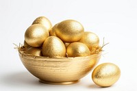 Gold egg easter plant. AI generated Image by rawpixel.