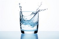 Glass water transparent refreshment. AI generated Image by rawpixel.