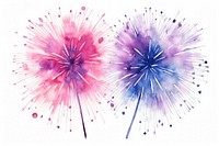 Fireworks purple flower pink. AI generated Image by rawpixel.