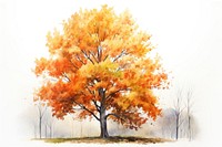 Tree outdoors painting plant. AI generated Image by rawpixel.
