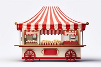 Popcorn circus kiosk cart. 