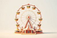 Fun merry-go-round ferris wheel architecture.