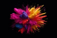 Graphics purple art inflorescence. 