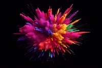 Celebration fireworks purple illuminated. AI generated Image by rawpixel.