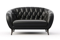 Furniture armchair leather black. AI generated Image by rawpixel.