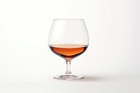 Glass drink wine white background. 