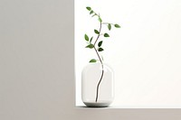 Glass plant vase leaf. AI generated Image by rawpixel.