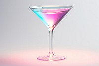 Martini glass cocktail drink. 