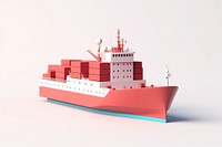 Ship watercraft shipping vehicle. AI generated Image by rawpixel.