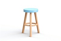Furniture chair stool white background. AI generated Image by rawpixel.