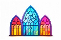 Glass white background stained glass spirituality. AI generated Image by rawpixel.