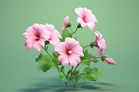Hibiscus flower plant petal. AI generated Image by rawpixel.