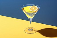 Cocktail martini drink lemon. 