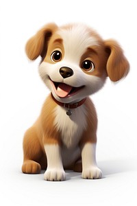 Puppy cartoon mammal animal. 