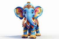 Elephant wildlife figurine cartoon. 