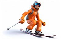 Footwear skiing sports snow. AI generated Image by rawpixel.