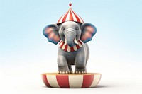 Elephant cartoon mammal animal. AI generated Image by rawpixel.