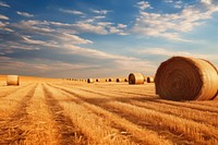 Harvest field agriculture outdoors. 