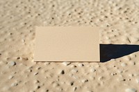 Outdoors shadow text business card. AI generated Image by rawpixel.