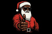 Christmas glasses finger adult. AI generated Image by rawpixel.