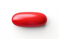 Pill capsule red white background. AI generated Image by rawpixel.
