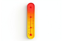 Thermometer white background temperature technology. 