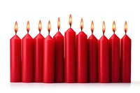 Candle fire red white background. AI generated Image by rawpixel.