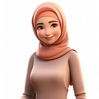 Hijab adult woman toy. AI generated Image by rawpixel.