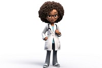 Doctor cute white background stethoscope. AI generated Image by rawpixel.
