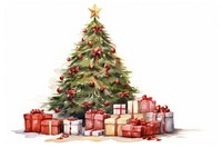 Christmas tradition plant tree. AI generated Image by rawpixel.