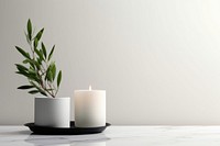 Candle plant vase candlestick. AI generated Image by rawpixel.