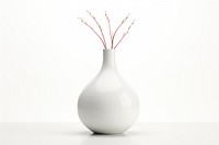 Vase porcelain white white background. AI generated Image by rawpixel.