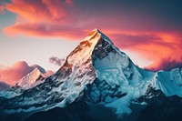 Sky landscape mountain outdoors. AI generated Image by rawpixel.