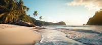 Landscape beach panoramic outdoors. 